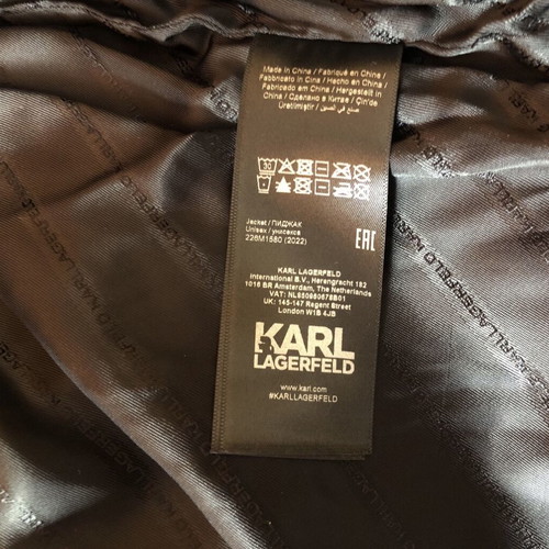 Karl Lagerfeld Monogram Reflective Down Jacket new, men's XL-XXL