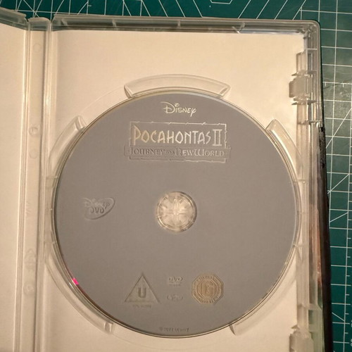 Pocahontas 1 and 2 DVDs used, dubbed in Greek