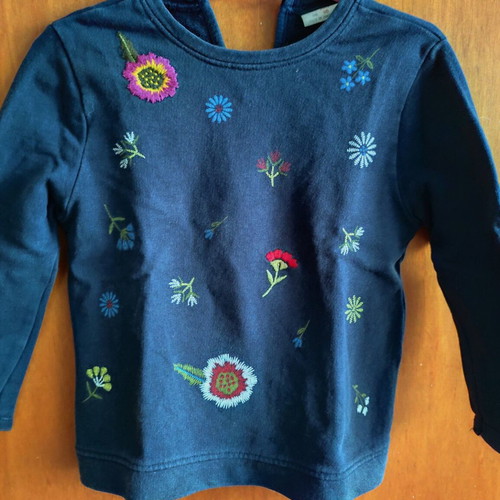 Zara blue pullover used, size 98 cm