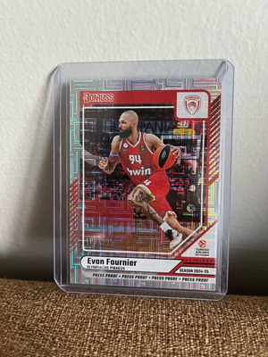 Evan Fournier Panini Donruss BK Euroleague Press Proof Purple 2024-25 like new card