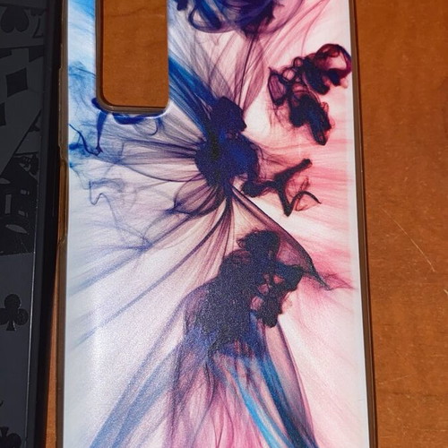 Phone case used pink and blue
