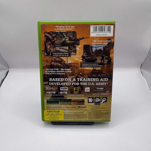 Full Spectrum Warrior Xbox Classic PAL like new