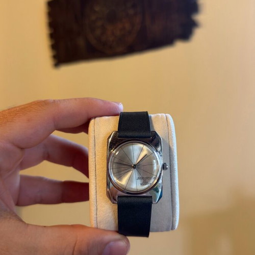Seiko Skyliner vintage watch refurbished, white and silver