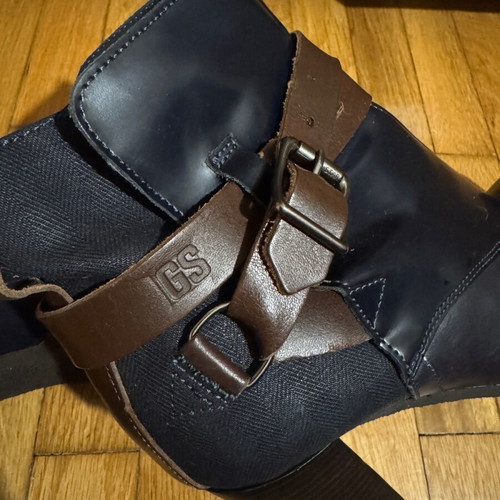 G-Star Raw ankle boots like new, blue with brown details