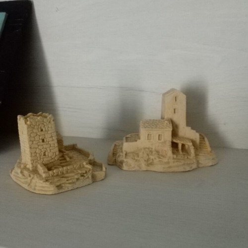 Ceramic decorations handmade, high quality, traditional Mani towers