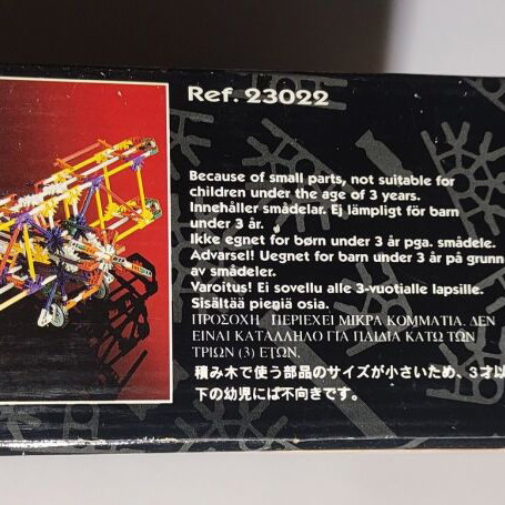 Knex 472 pieces Ref. 23022 sealed