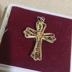Handmade cross with exceptional technique used