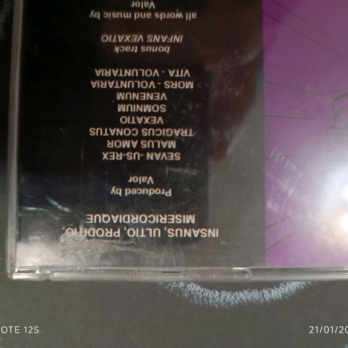 Christian Death Insanus, Ultio, Proditio, Misericordiaque CD used