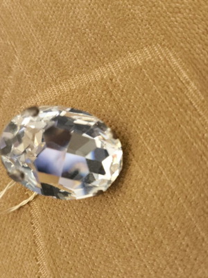 Ring with Swarovski stone adjustable new