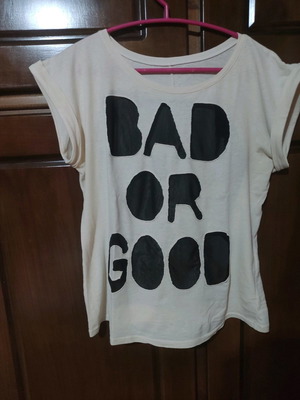 Summer blouse used with see-through front black size L