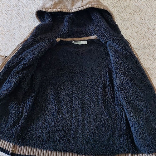 Orchestra fleece jacket like new, beige, size 110 cm