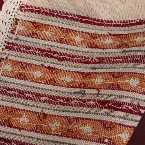 Handmade table runner like new with counted embroidery