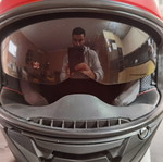 Shoei motorcycle helmet