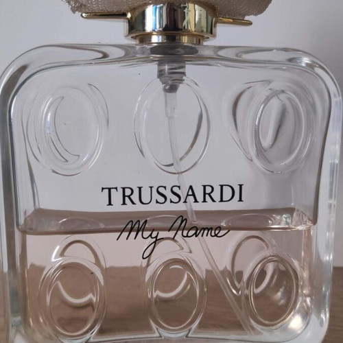 Trussardi My Name Eau De Parfum 100ml used, almost half full