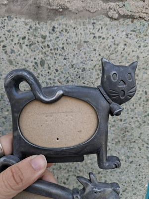 Pewter photo frames like new, set