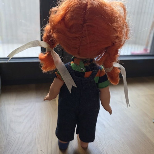 El Greco Pippi Longstocking Doll 1980 28cm like new, missing one shoe