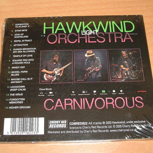 Hawkwind Carnivorous CD new, rock