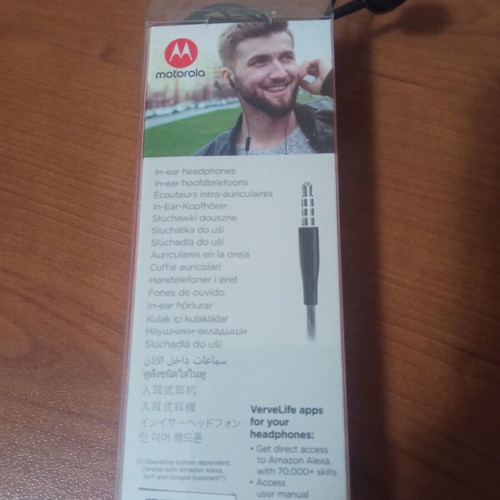 Motorola In-Ear Headphones PACE 105 like new, wired