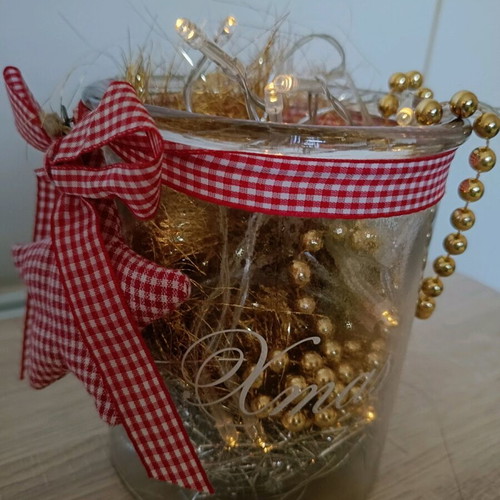 Christmas decorative vase with lights new