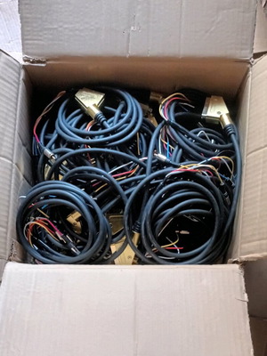 Scart to RCA cables like new, pack of 40, 1.5 meter length