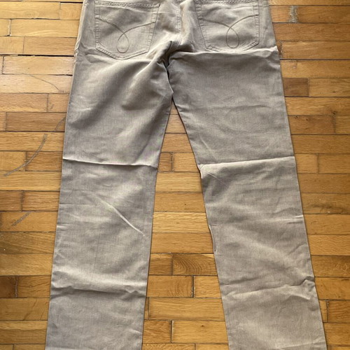 Calvin Klein fabric pants like new, beige