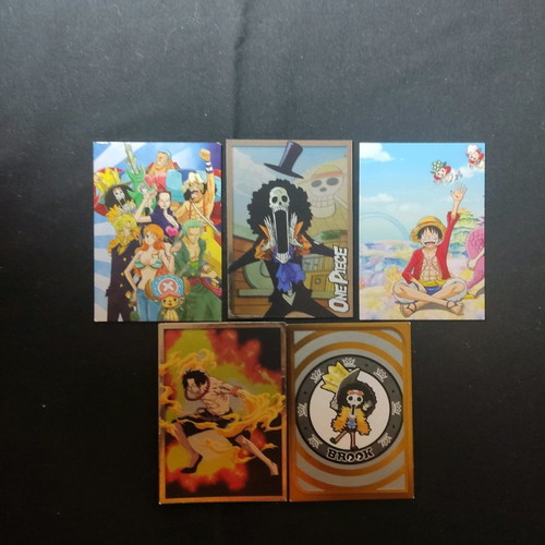 Panini One Piece Cards used, pack of 5