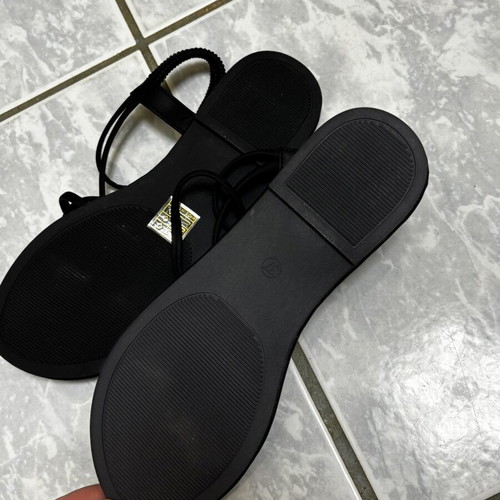 Women's sandals new, size 37, black