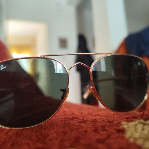 Ray Ban RB3735 sunglasses like new, gold color