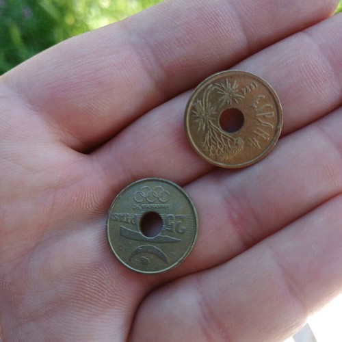 Collectible coins from 1992 Olympics like new