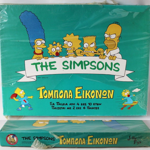 Vintage 1992 The Simpsons Tombola Bingo Board Game sealed