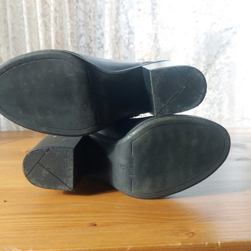 Black ankle boots with heel new, size 37 from Bershka