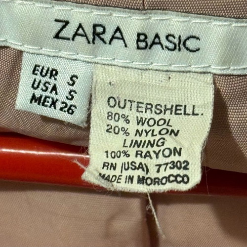 Zara coat romantic vintage used, pink, size S