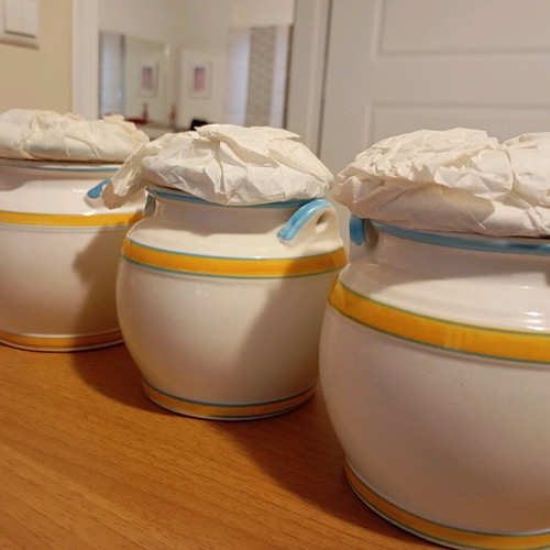 Storage jars new, set of 3 pieces