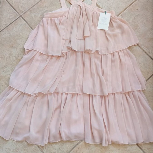 Abel & Lula Girls' Dress halter neck pink new