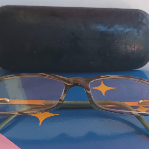 Emanuel Ungaro glasses frame like new, green