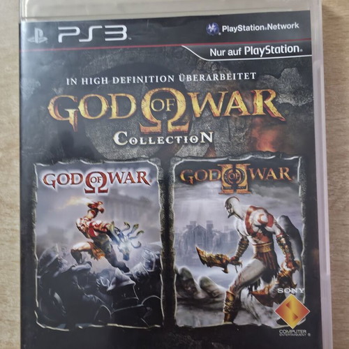 PlayStation 3 console with God of War and Call of Duty games used