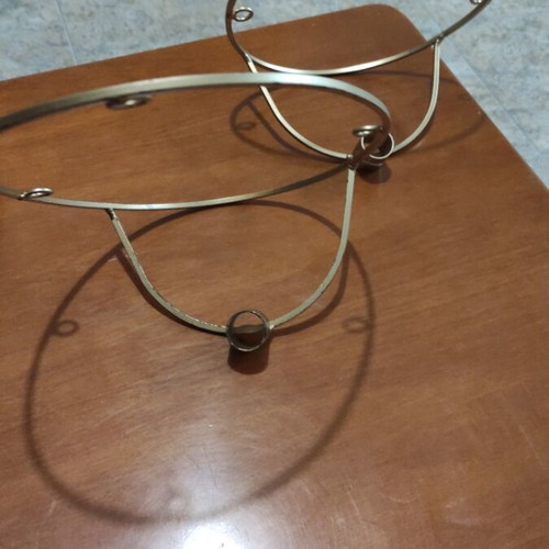 Wall candlesticks like new, oval and round set of 2
