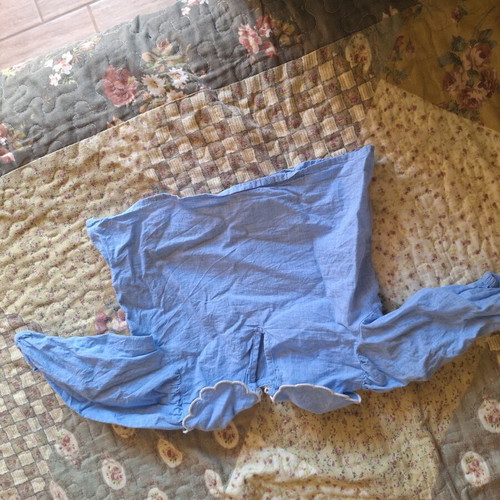 Cotton denim shirt for newborn, like new, H&M baby girl