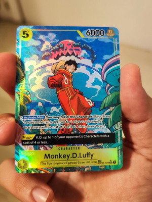 Monkey.D.Luffy OP07-109 R κάρτα σαν καινούργιο, Egghead Arc
