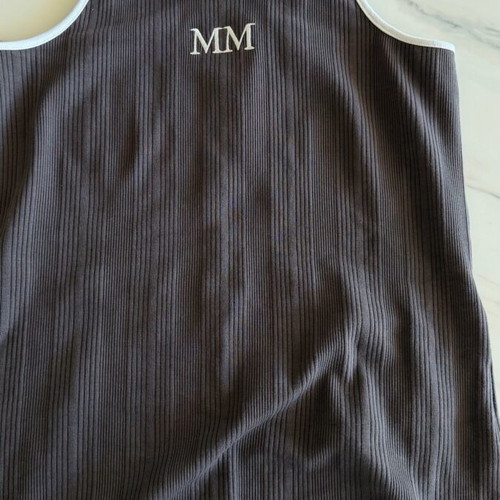 MM by Max Mara brown and white top like new, size M
