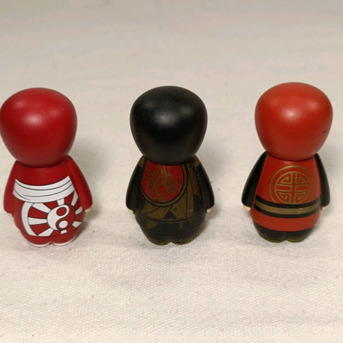 Ukido Ninja Warriors figures used collectible