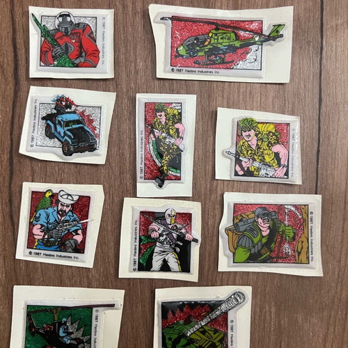 GIJOE stickers like new, rare pack