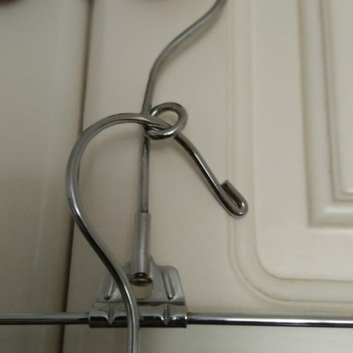 Metal trouser hangers like new, pack of 10