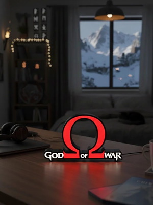 God of War LED illuminated decorative lamp new