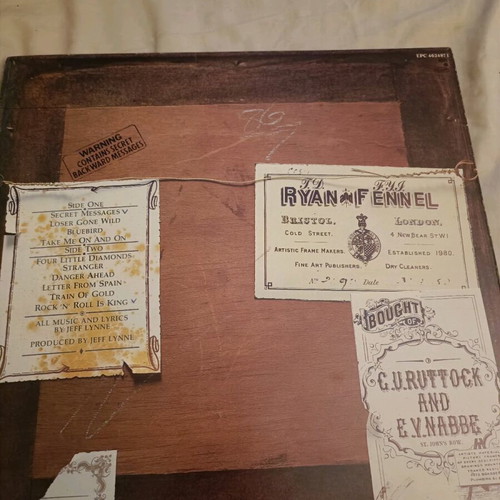 Electric Light Orchestra Secret Messages vinyl LP album used