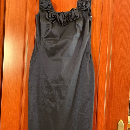 Forel midi dress in dark blue color like new