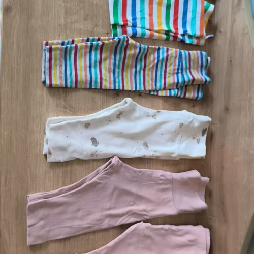 Baby leggings and bandana like new, pack of 8, 2-6 months