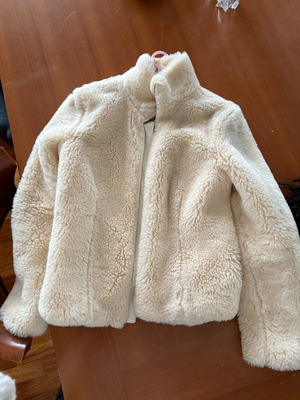 Moschino fur used white, size XL