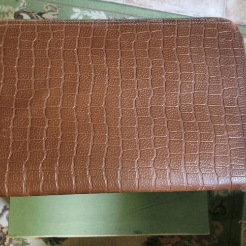 Leather Briefcase Antique Used, Brown