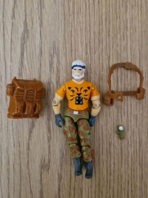 G.I. Joe Tiger Force Outback φιγούρα δράσης, ευρωπαϊκή έκδοση του 1987